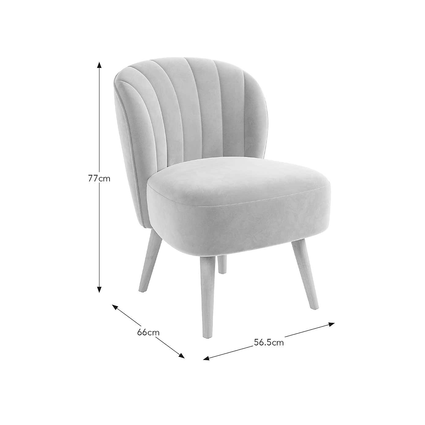 Colette Velvet Accent Chair