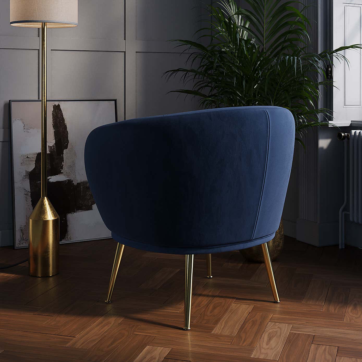 Bella Velvet Cocktail Chair