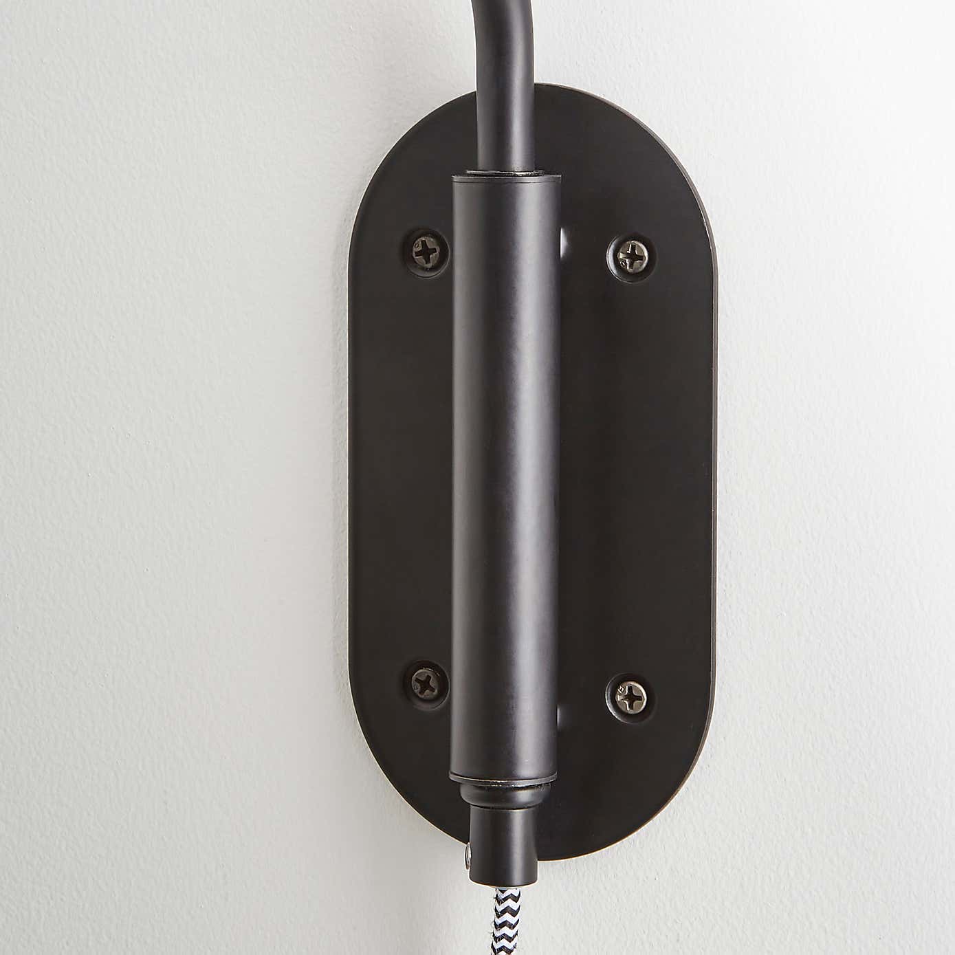 Braddy Arc Plug in Wall Light