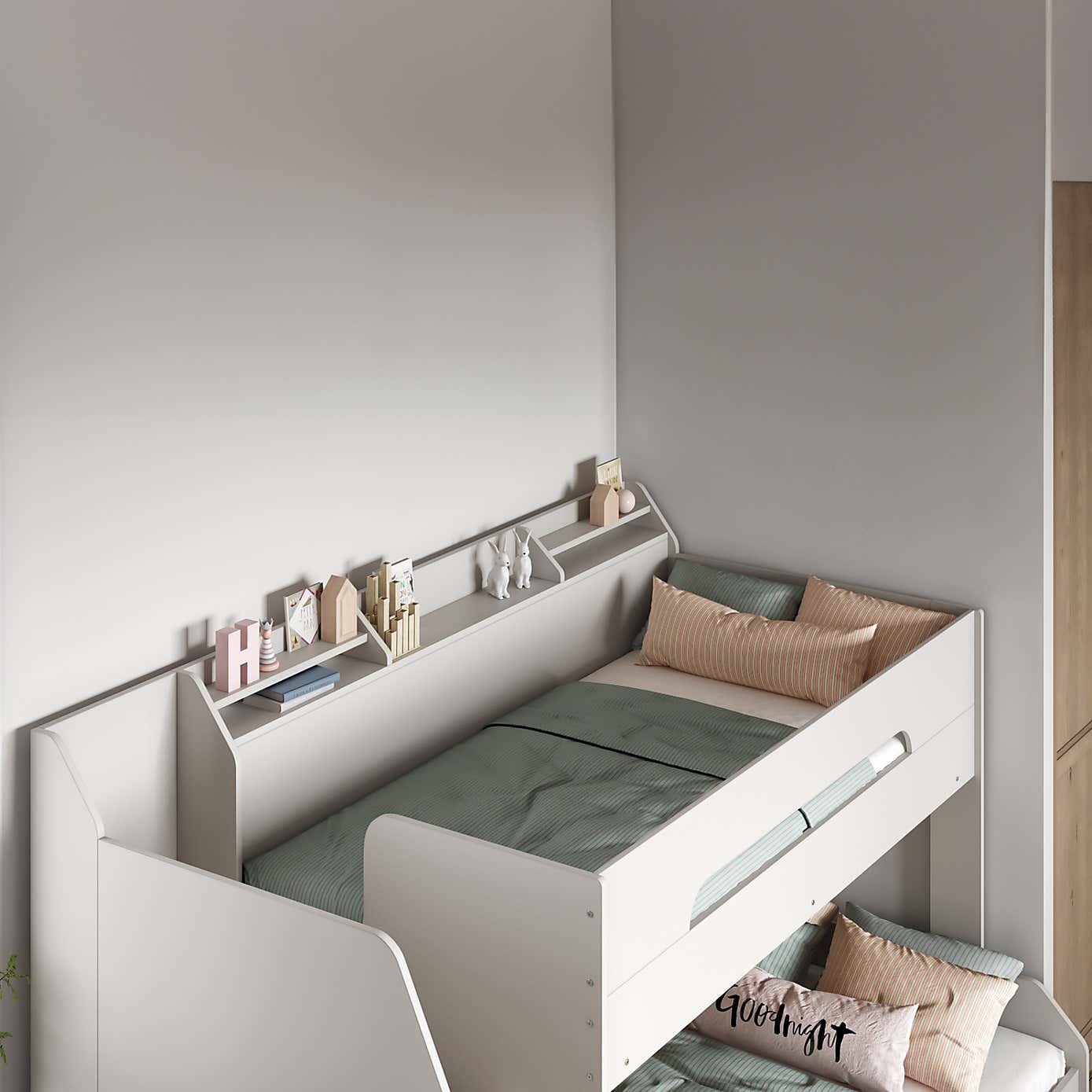 Slick Staircase Triple Bunk Bed