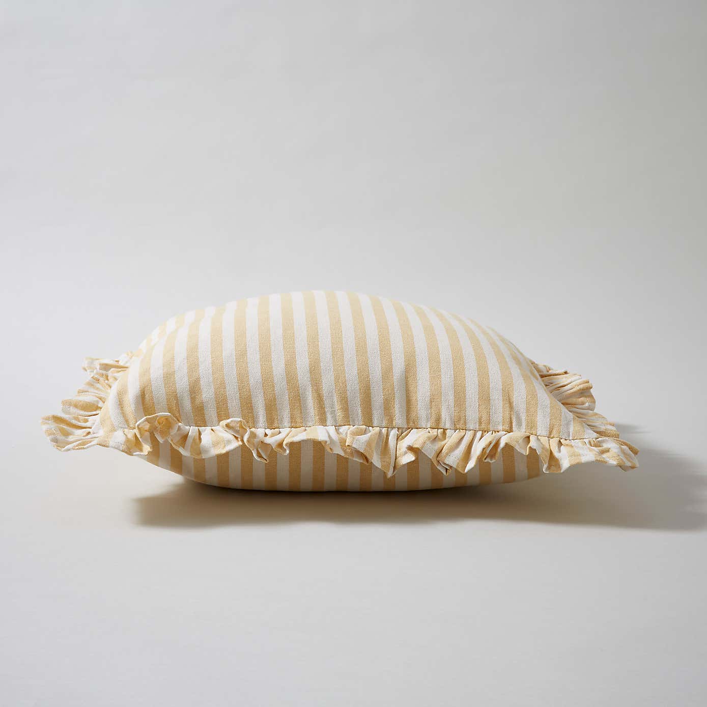 Frilled Stripe Cushion Cover
