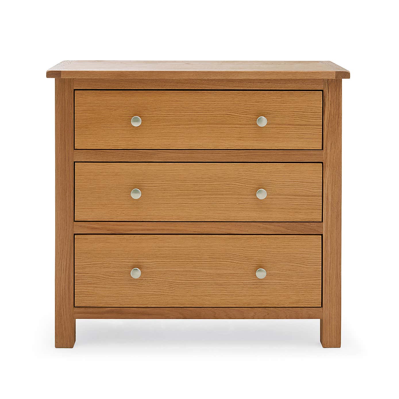 Bromley 3 Drawer Chest, Oak