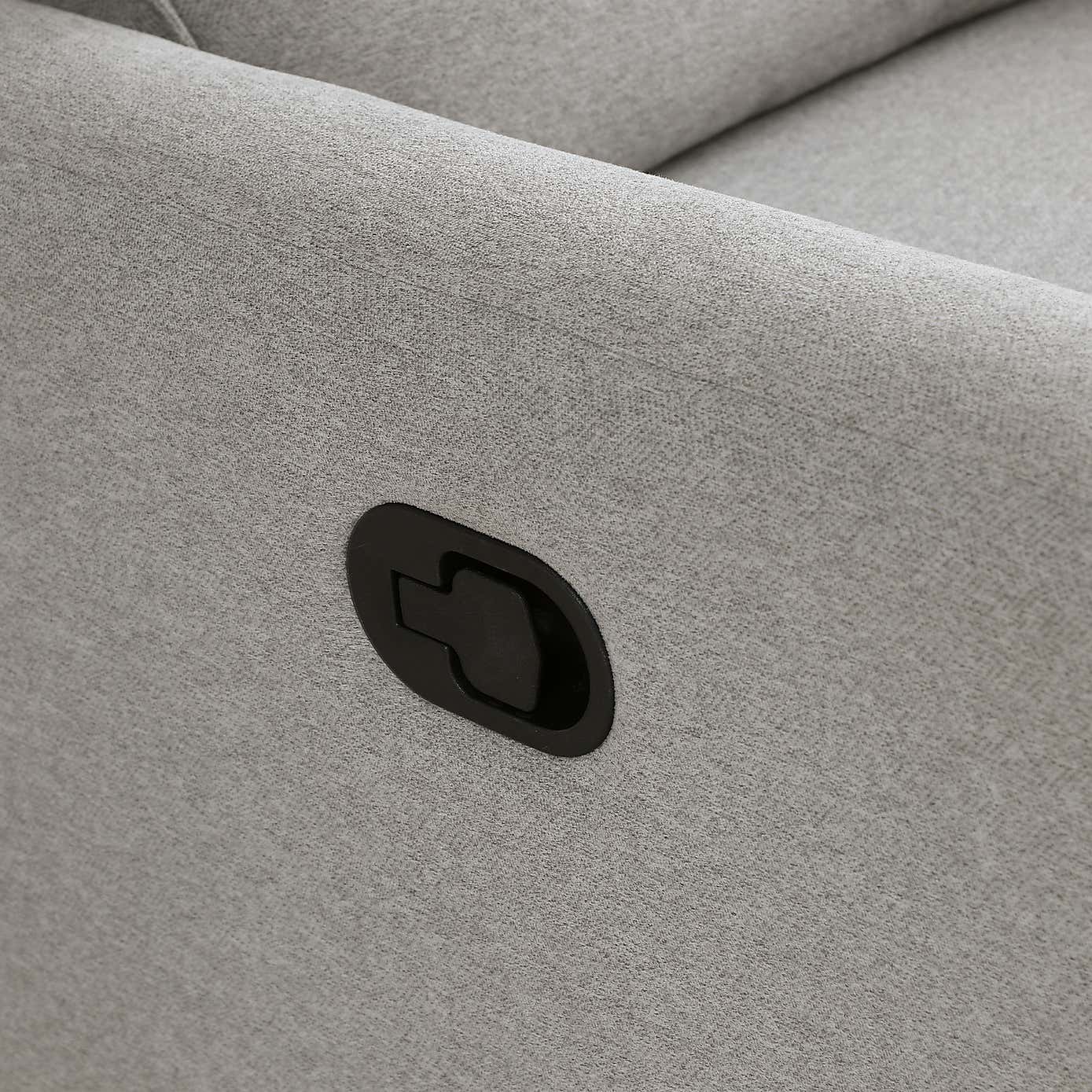 Avery Swivel Manual Recliner Chair, Natural