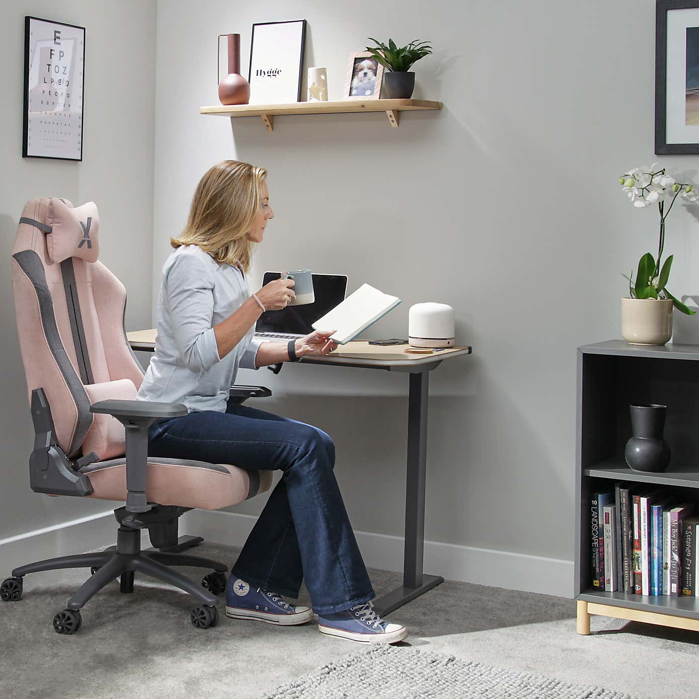 X Rocker Onyx Office Fabric Gaming Chair