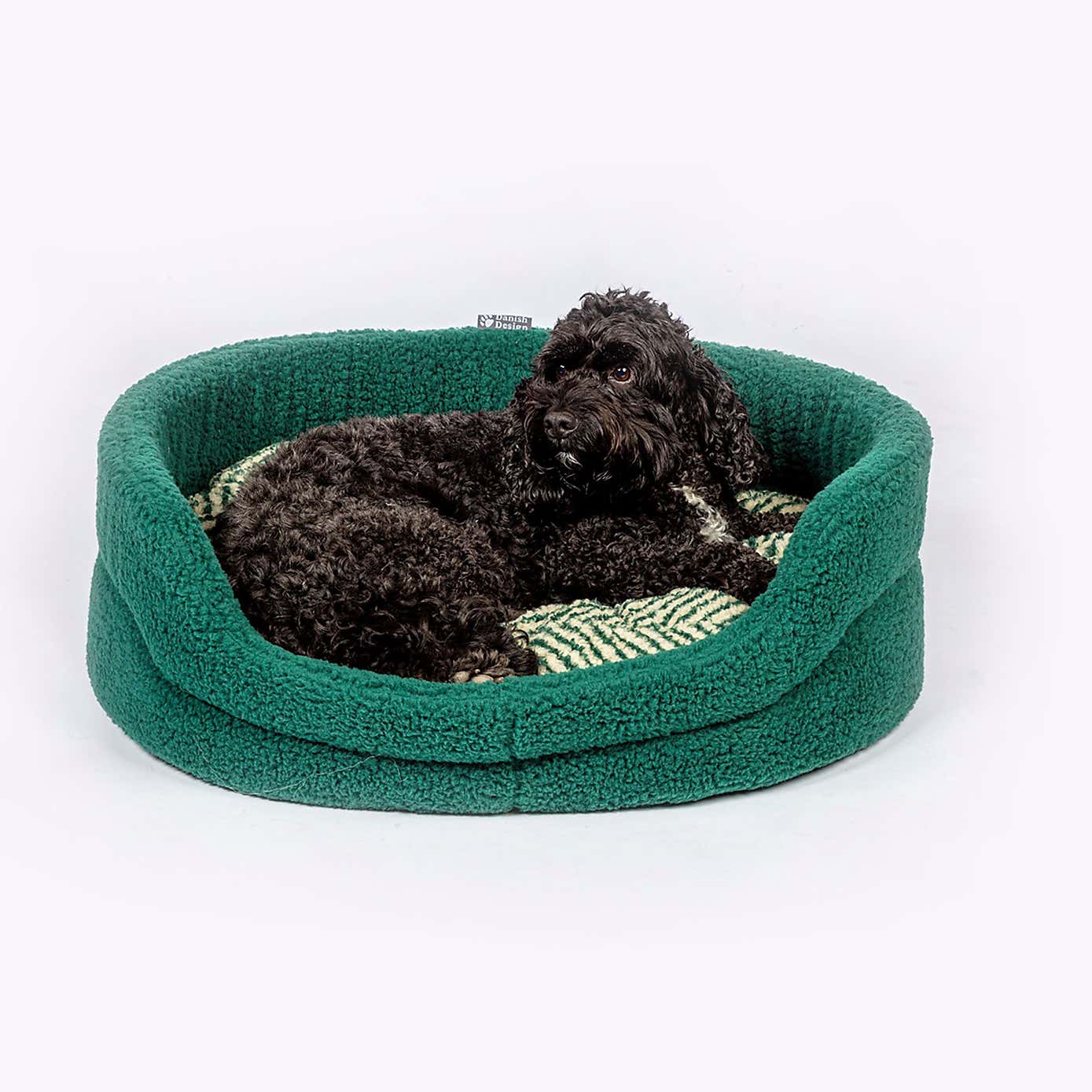 Danish Design Fleece Herringbone Slumber Dog Bed