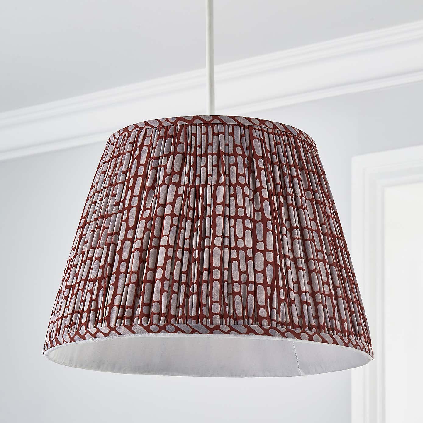 Dash Ruched Tapered Lamp Shade