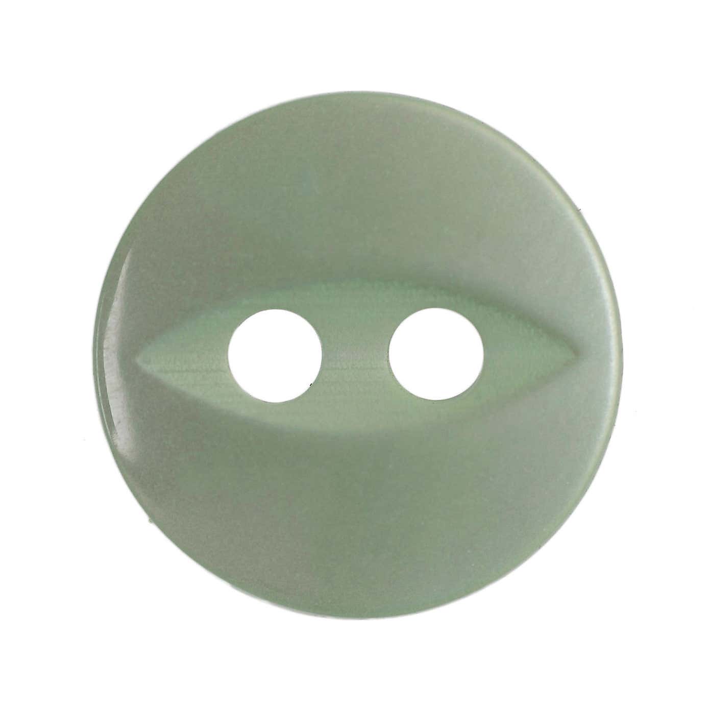 Pack of Thirteen Green Buttons