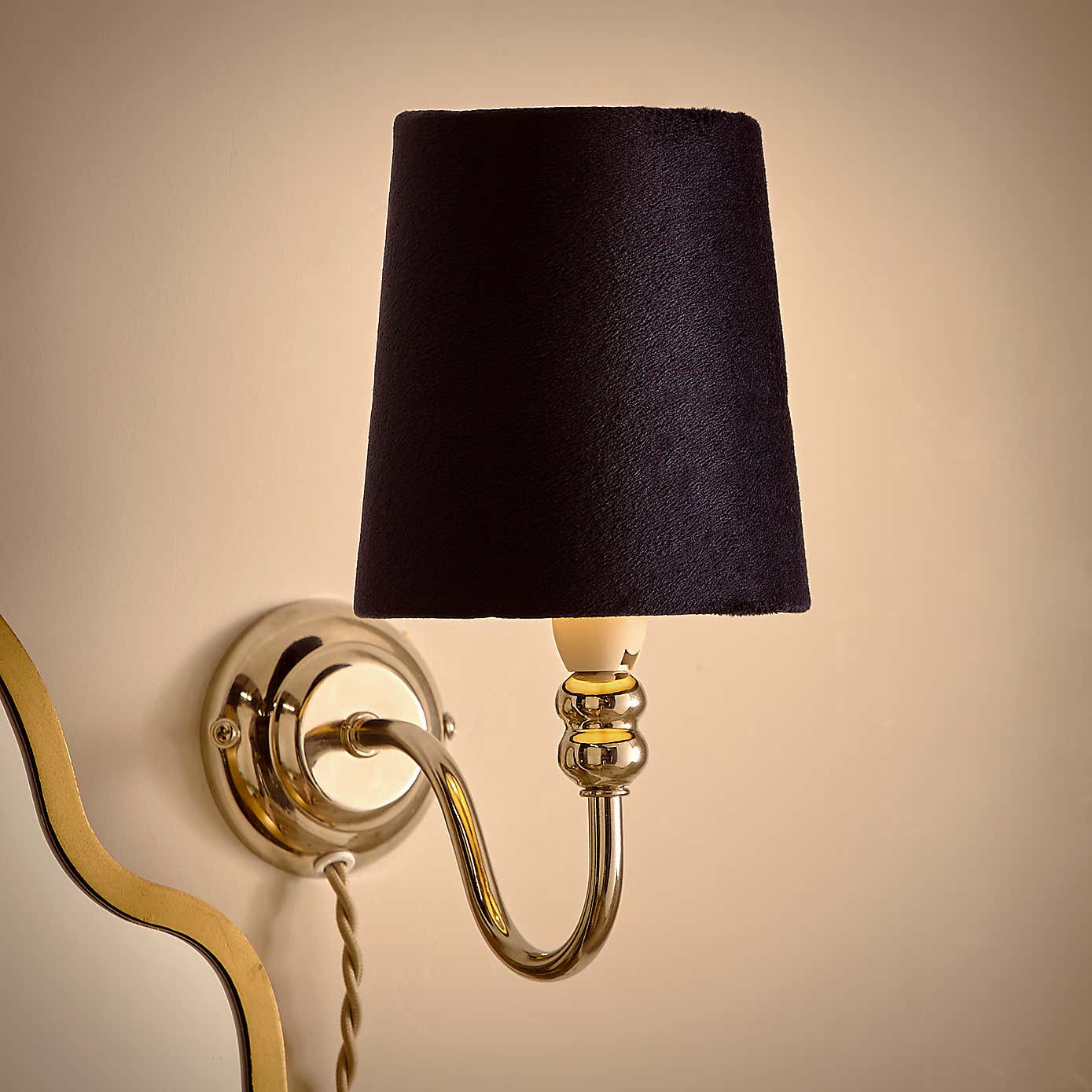 Clara Velvet Tapered Lamp Shade