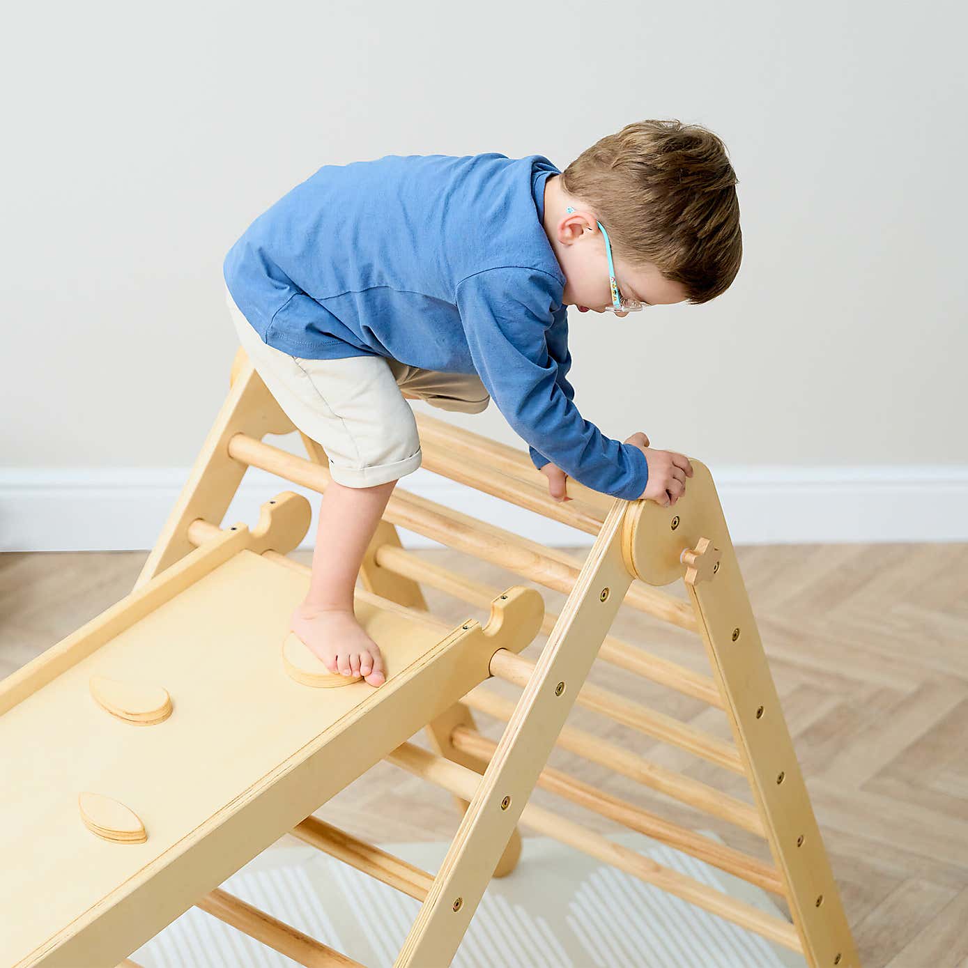 Tutti Bambini Scala Montessori 3 in 1 Pikler Climbing Frame with Climbing Wall