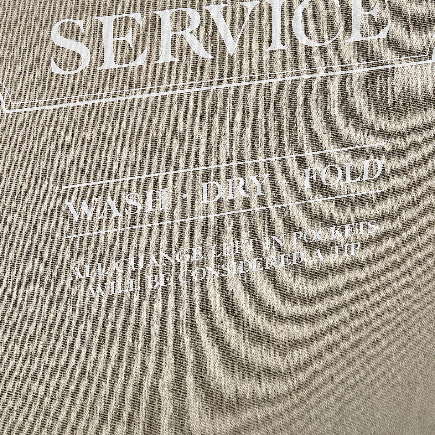 Vintage Double Compartment Foldable Laundry Hamper