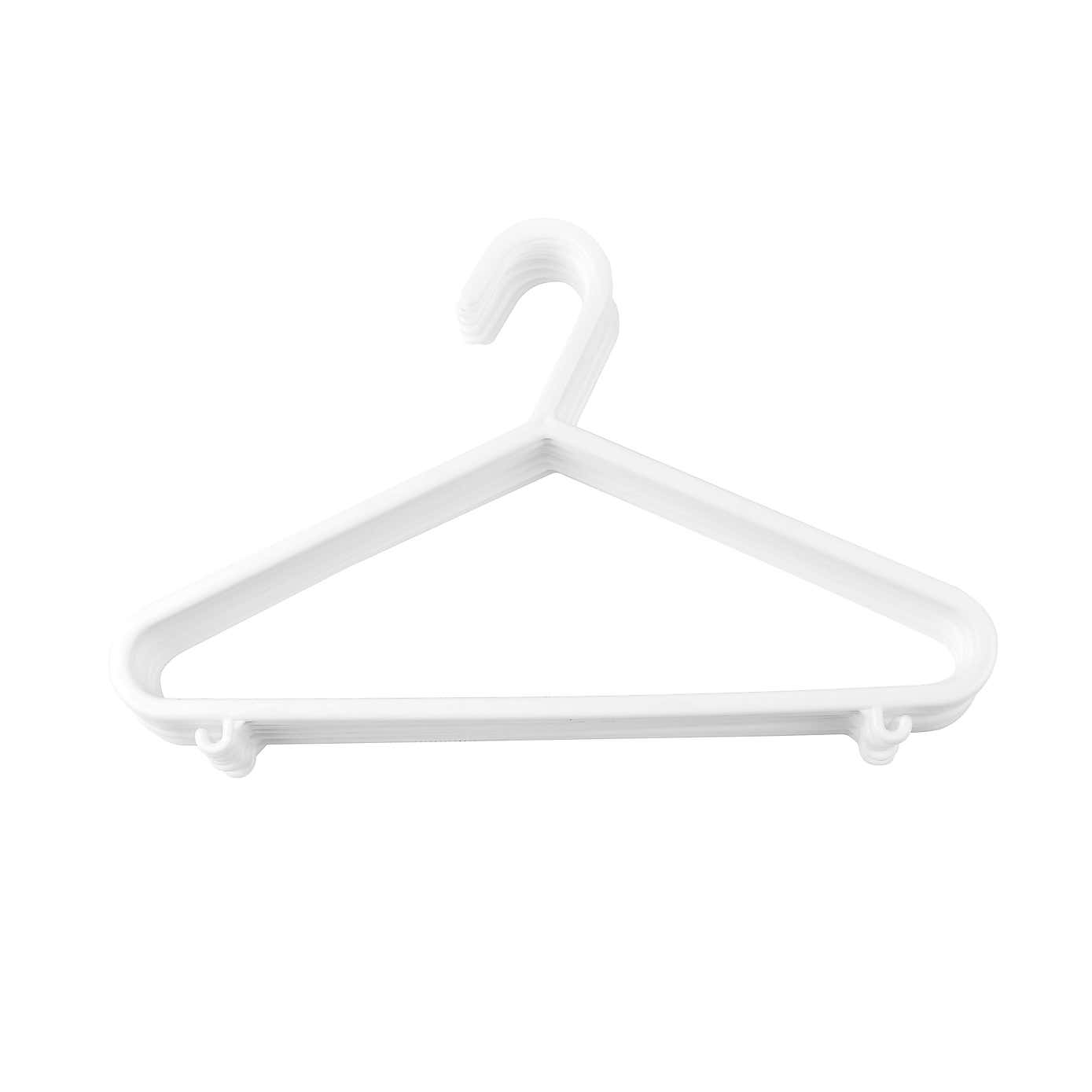 Pack of 10 Kids Plastic Hangers
