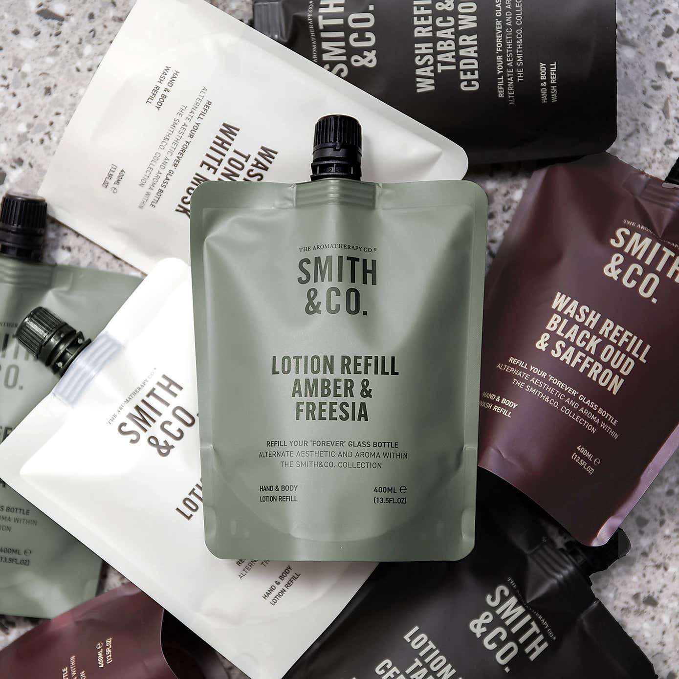 Smith & Co Amber & Freesia Hand & Body Wash Refill