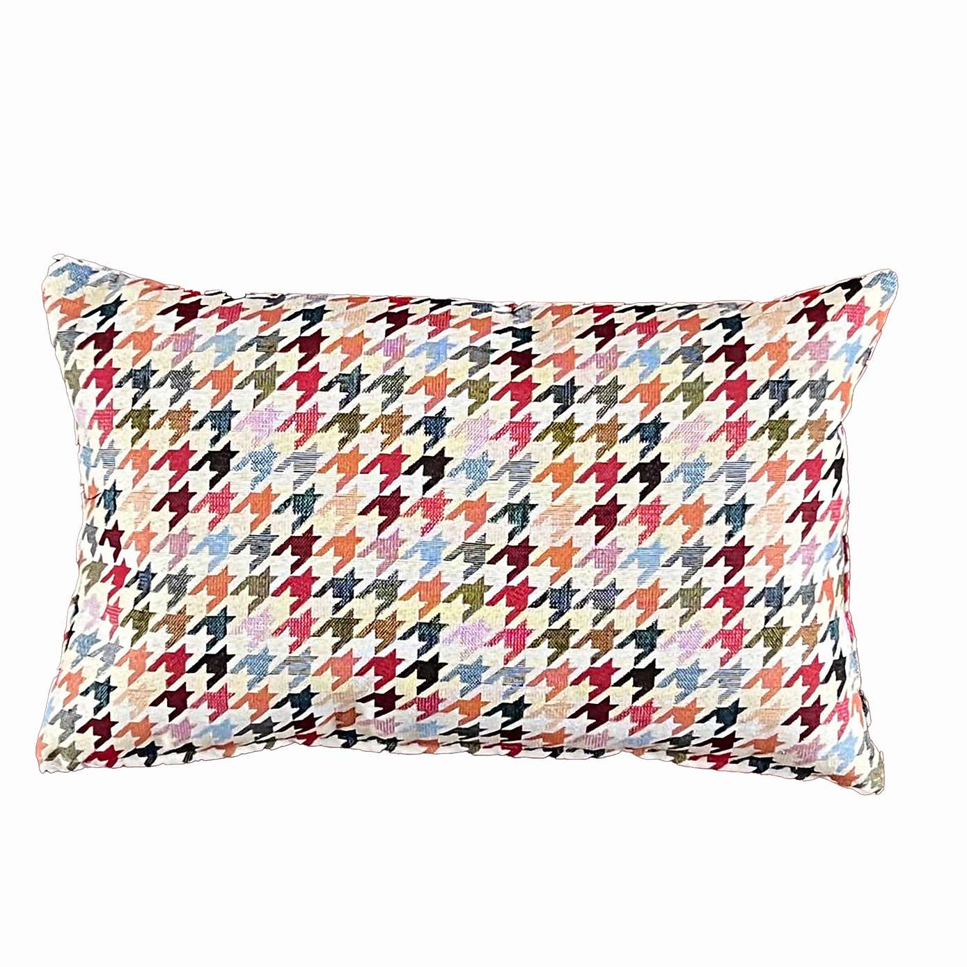Daro Tapestry Pastel Houndstooth Rectangular Cushion