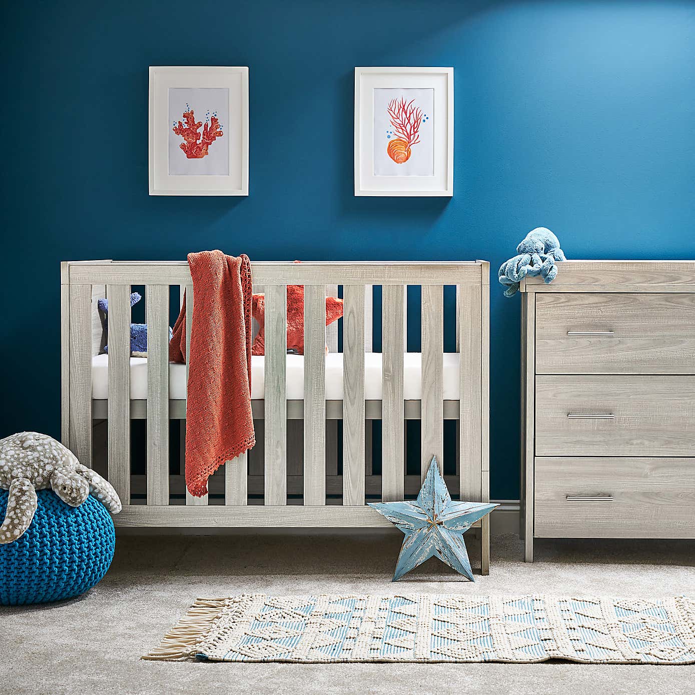 OBaby Nika Mini 2 Piece Nursery Room Set