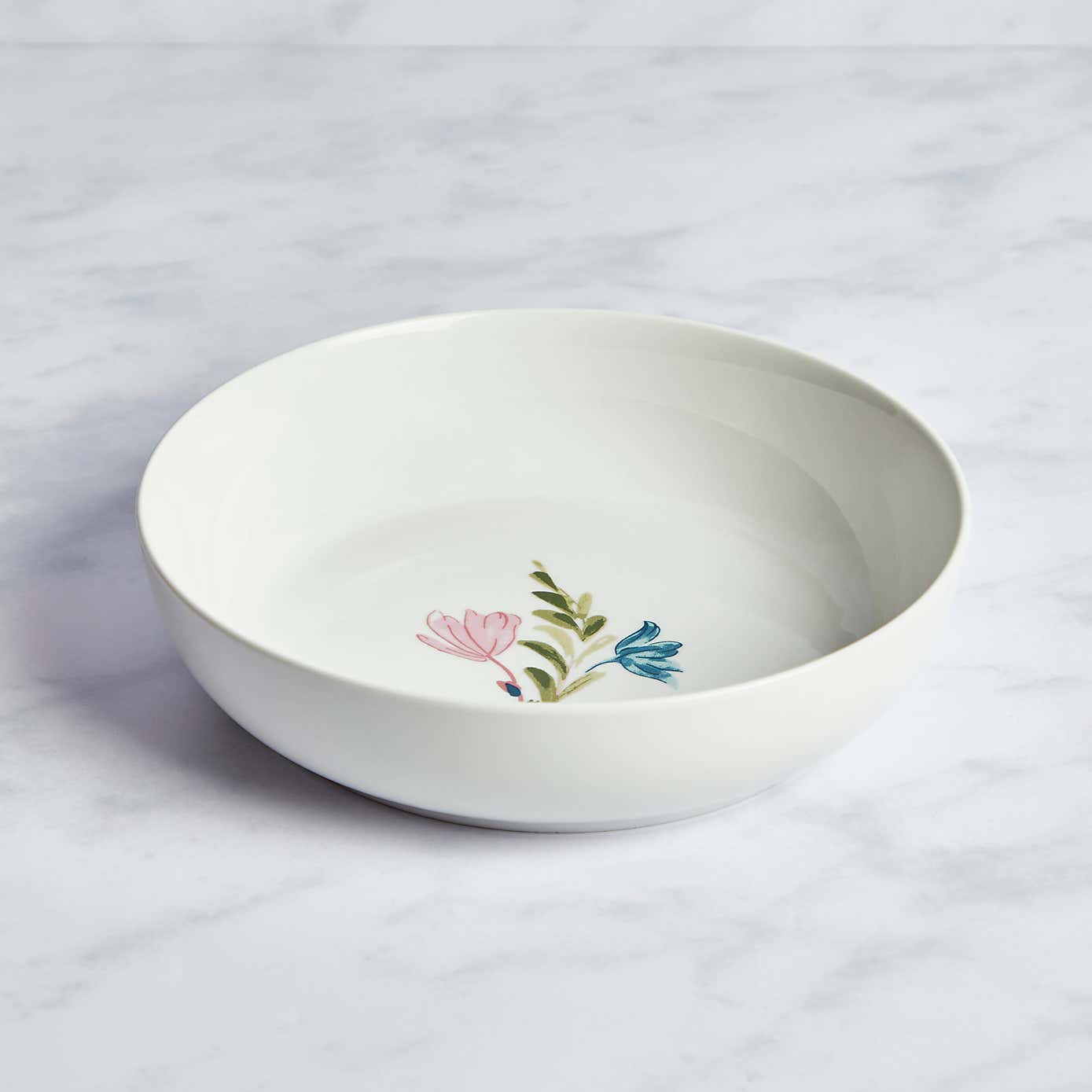 Floral Pasta Bowl