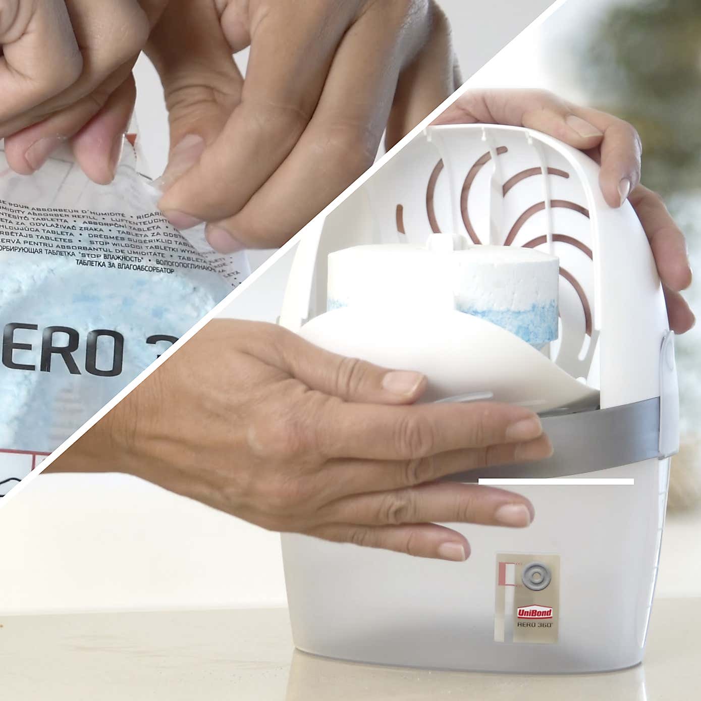 UniBond Aero 360 Moisture Absorber Neutral Refill x4