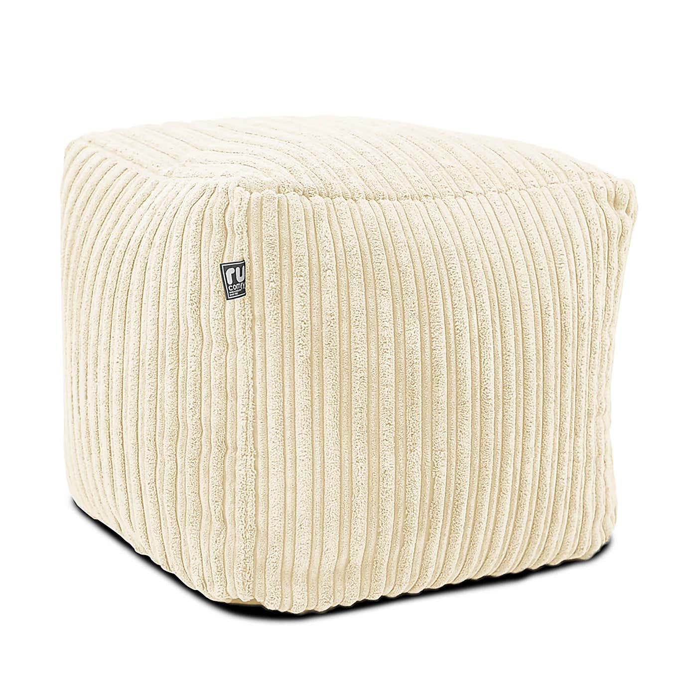 Ru Comfy Jumbo Cord Cube Beanbag
