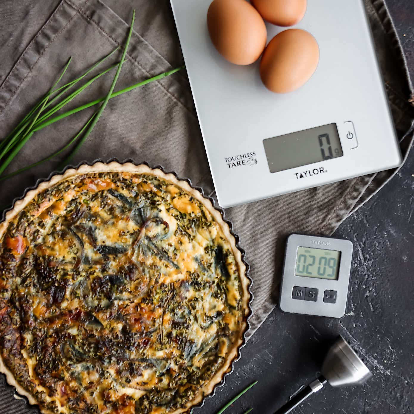 Taylor Digital Kitchen Scale, Thermometer and Timer Set