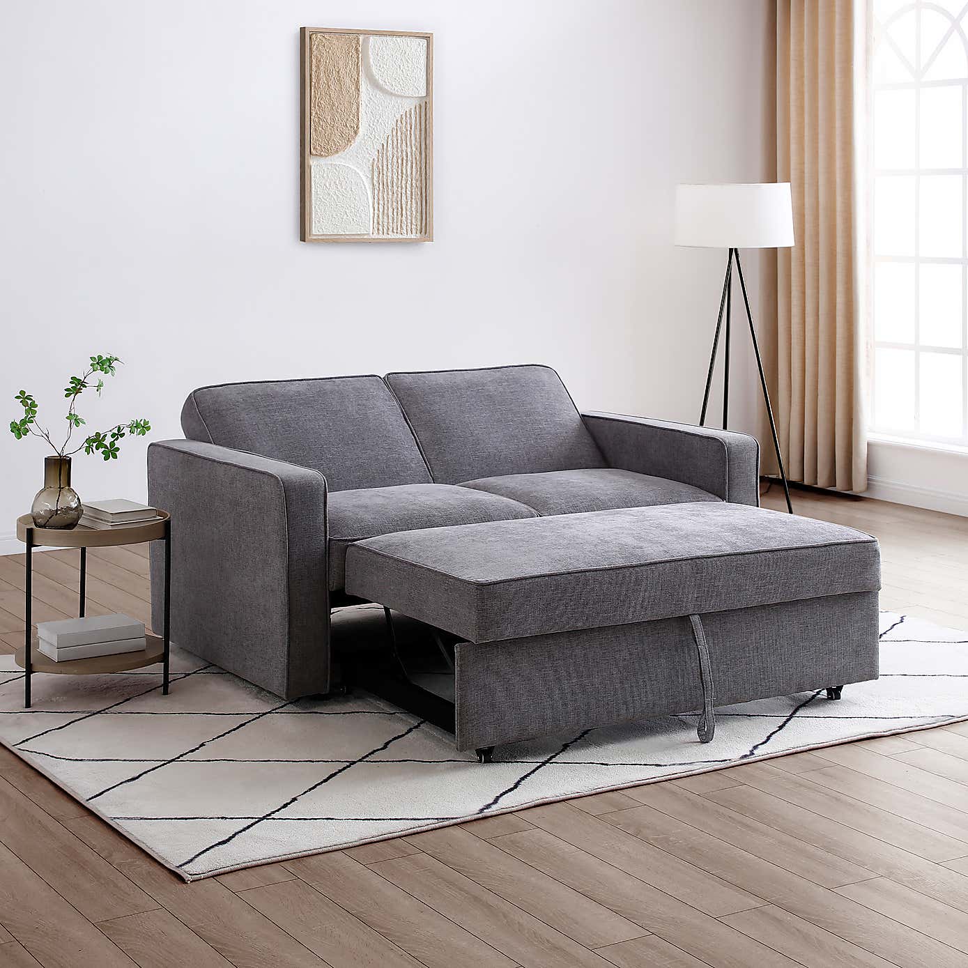 Kayden Fabric Pop Up 2 Seater Double Sofa Bed