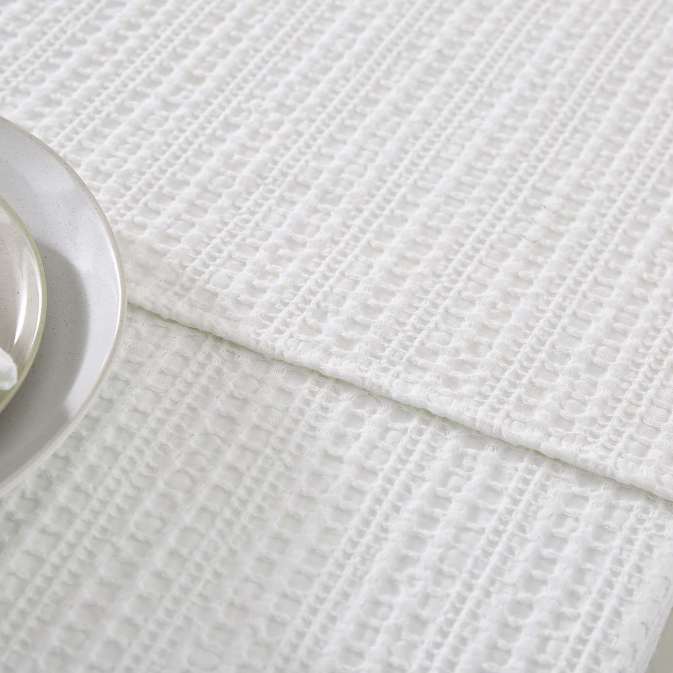Amberley Waffle Table Runner