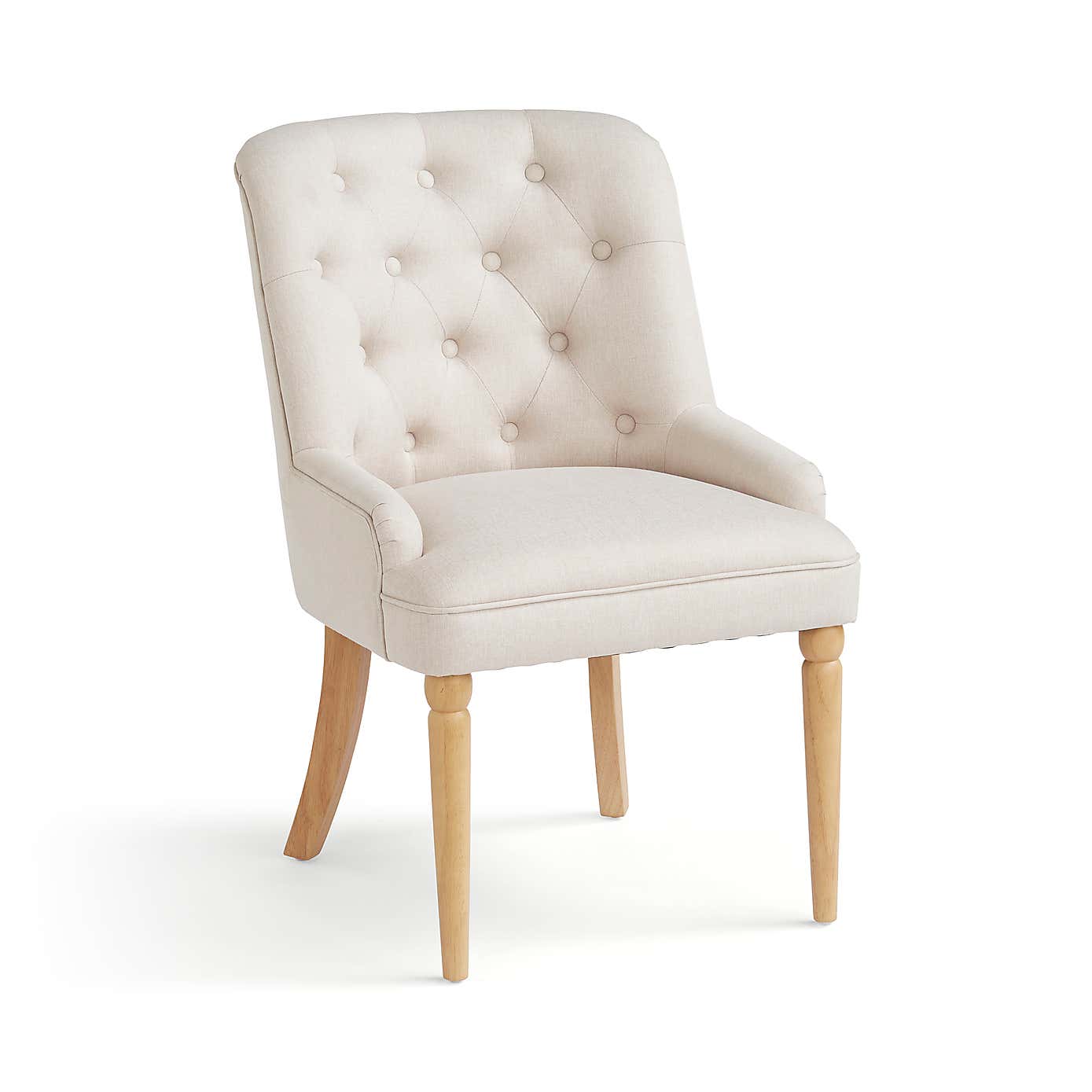 Beatrice Button Back Dining Chair, Fabric