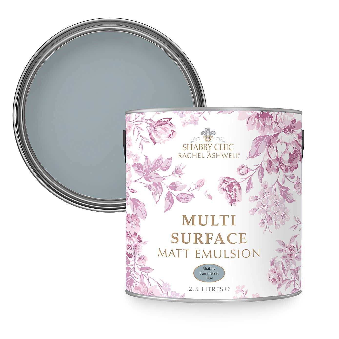 Rachel Ashwell Shabby Chic Somerset Blue Matt Emulsion Multi Surface Paint