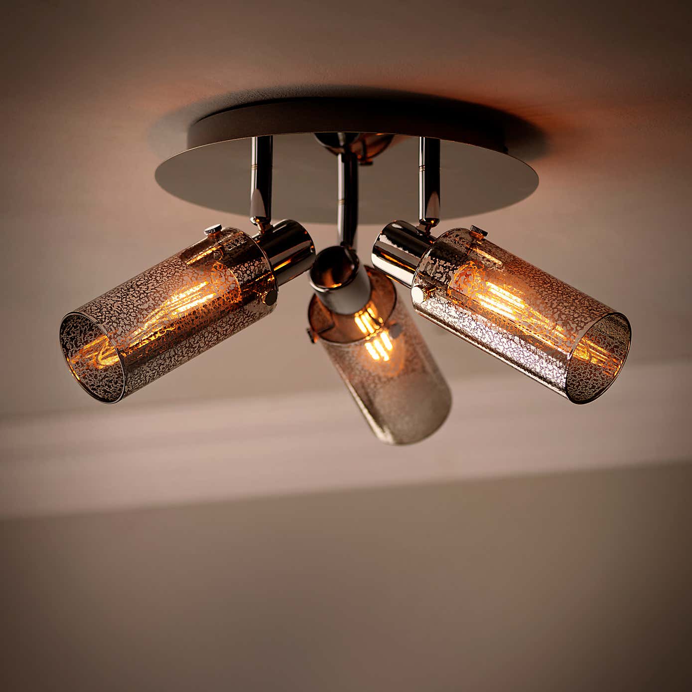 Lava Industrial 3 Light Adjustable Spotlight