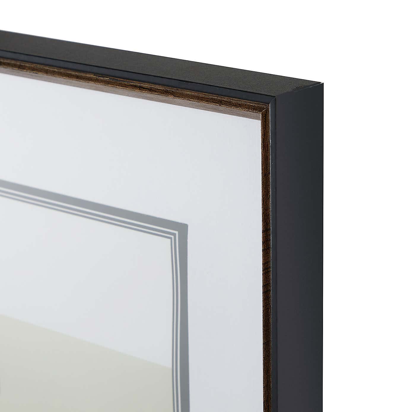 Fulton Natural and Black Photo Frame