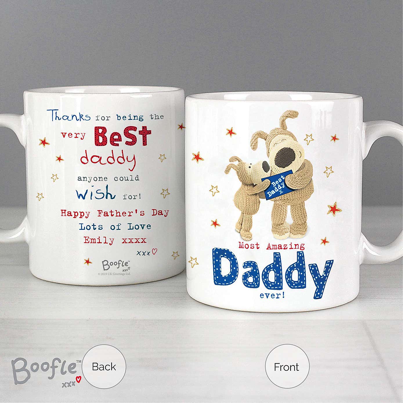 Personalised Boofle Most Amazing Daddy Mug