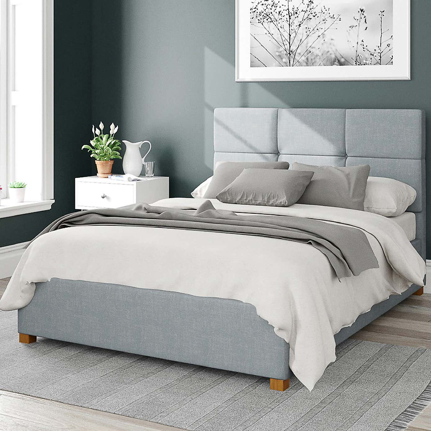 Caine Malham Weave Ottoman Bed Frame