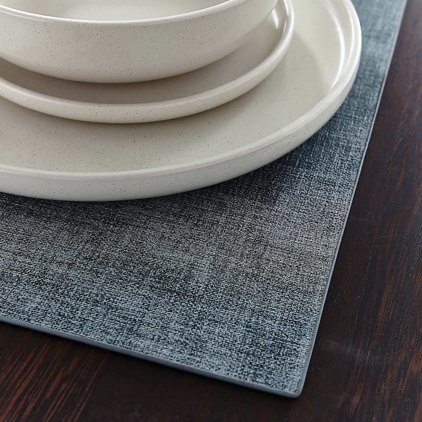 Pack of 2 Faux Leather Placemat