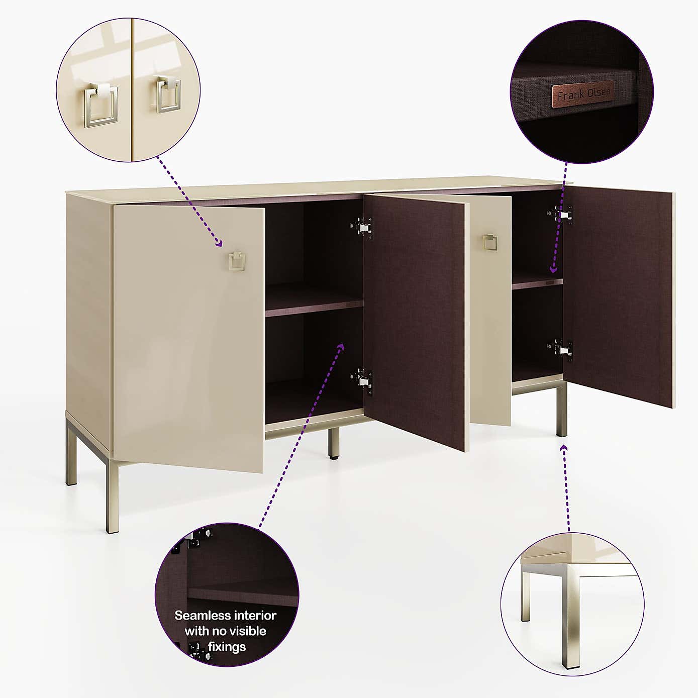 Lyra Large Smart Sideboard
