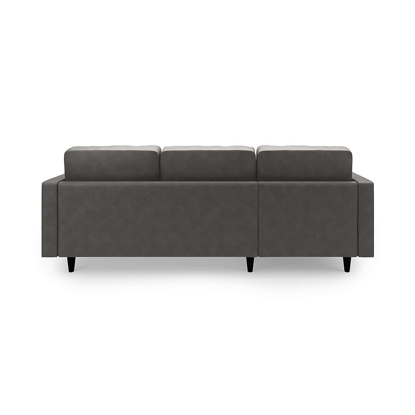 Zoe Faux Leather Left Hand Corner Sofa