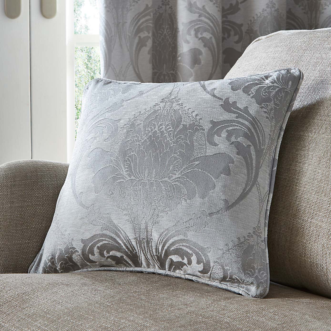 Zahra Chenille Square Cushion