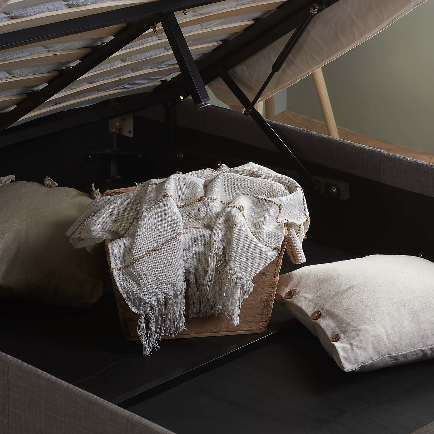 Berlin Upholstered Ottoman Bed Frame