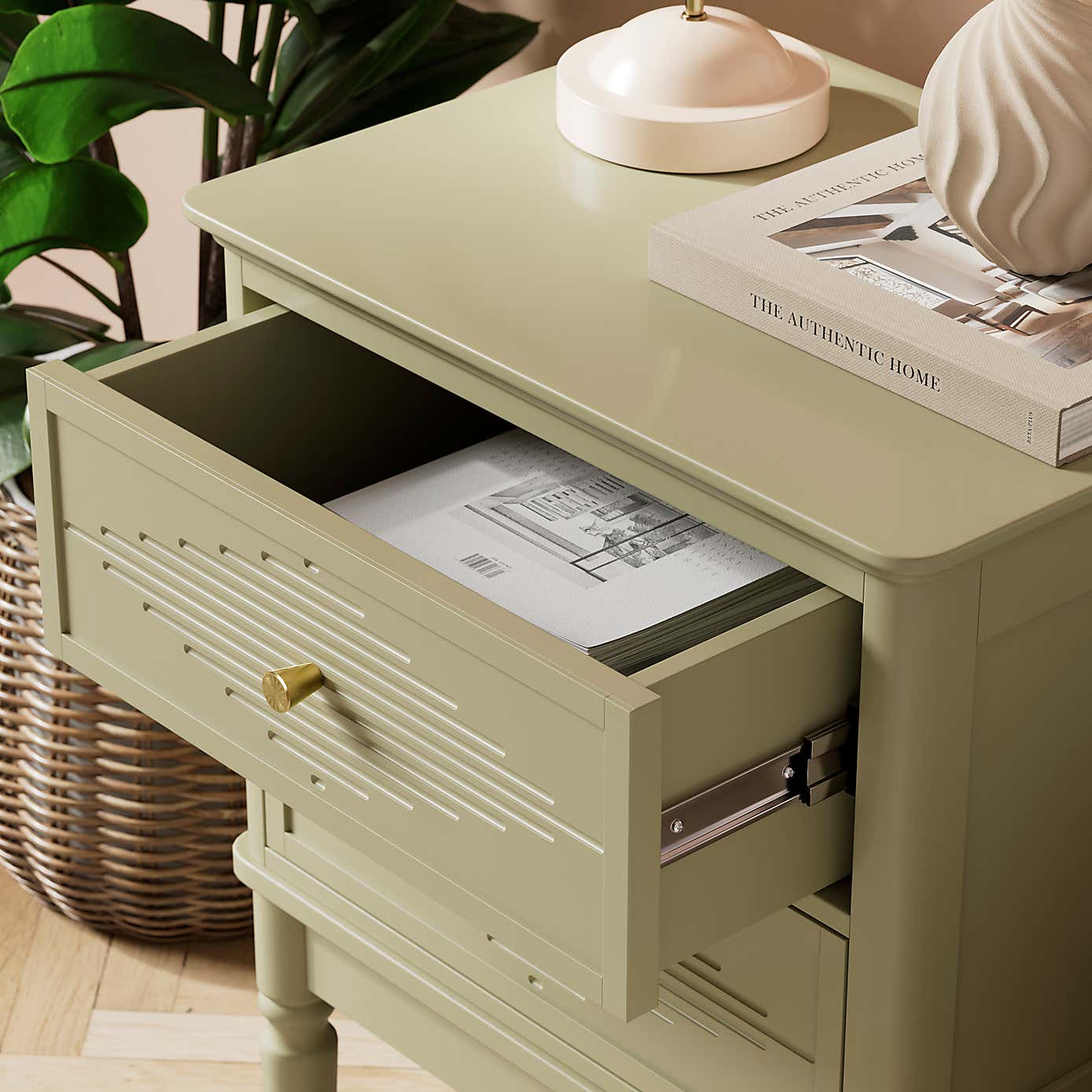 Ottilie 2 Drawer Bedside Table