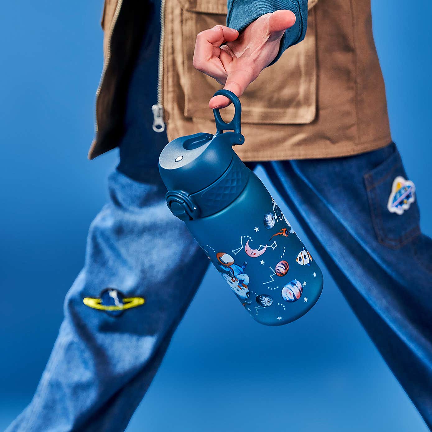 Ion8 Leak Proof Kids Space Water Bottle, 350ml