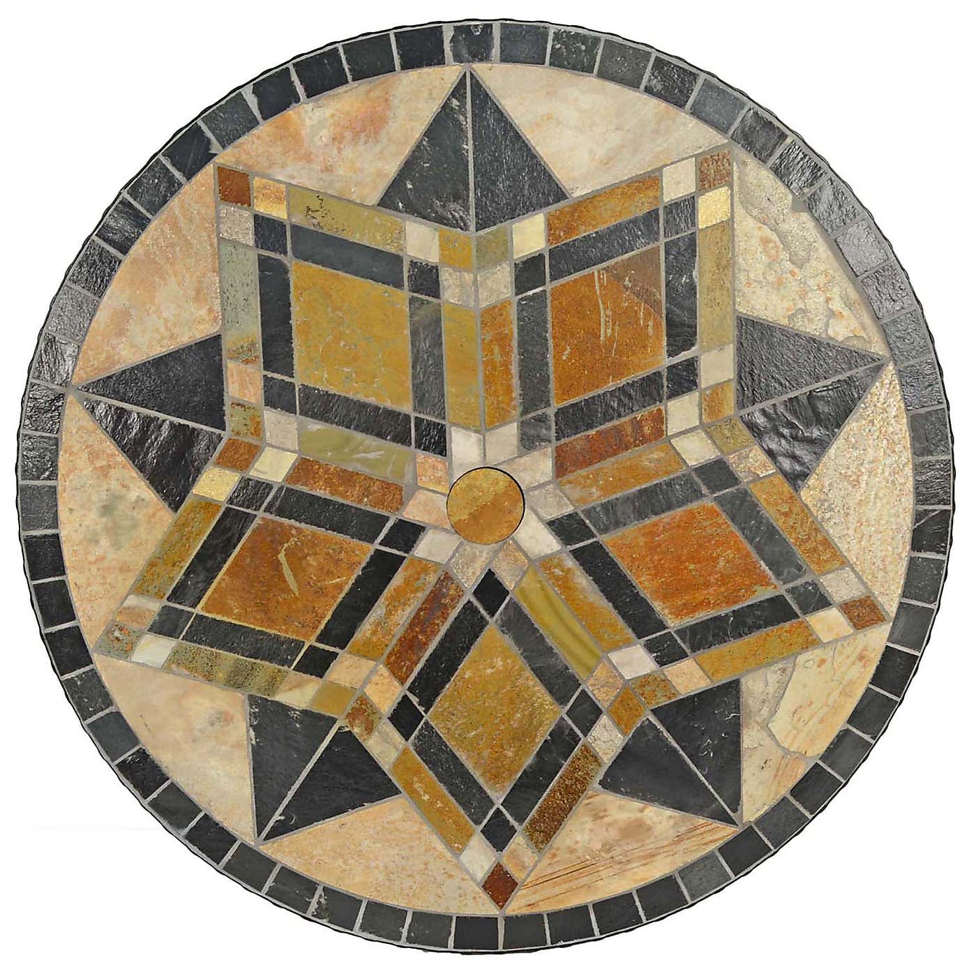 Dallas 76cm Bistro Table Set with 2 Austin Chairs