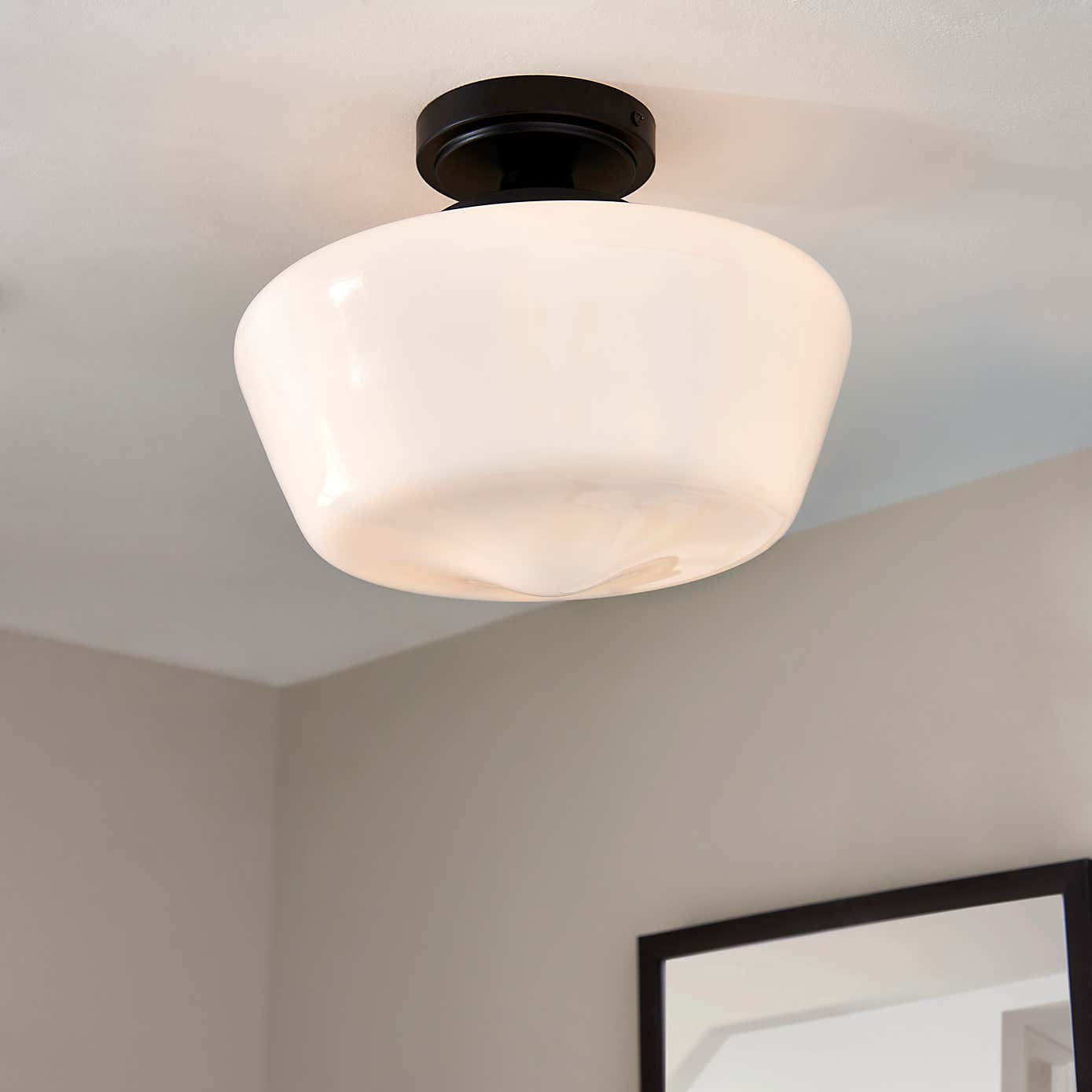 Mondez Bathroom 1 Light Flush Ceiling Fitting