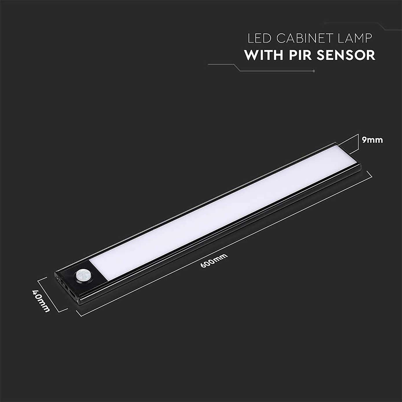 V-TAC 2.5W PIR Motion Sensor LED Cabinet Light