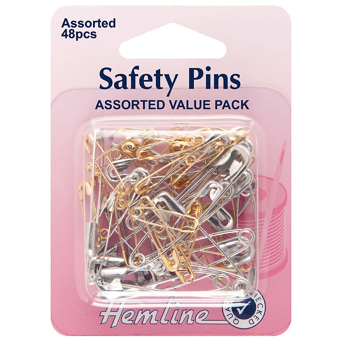 Hemline Assorted Safety Pins