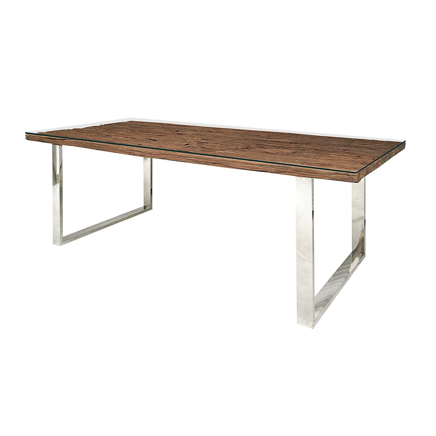 Indus Valley Railway Sleeper 8 Seater Dining Table
