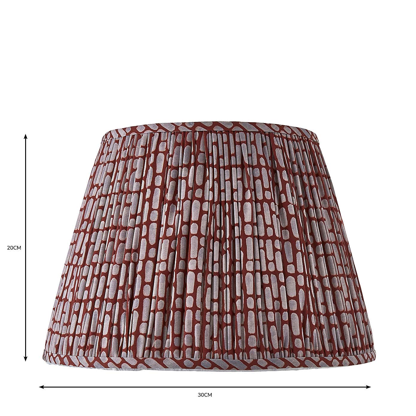 Dash Ruched Tapered Lamp Shade