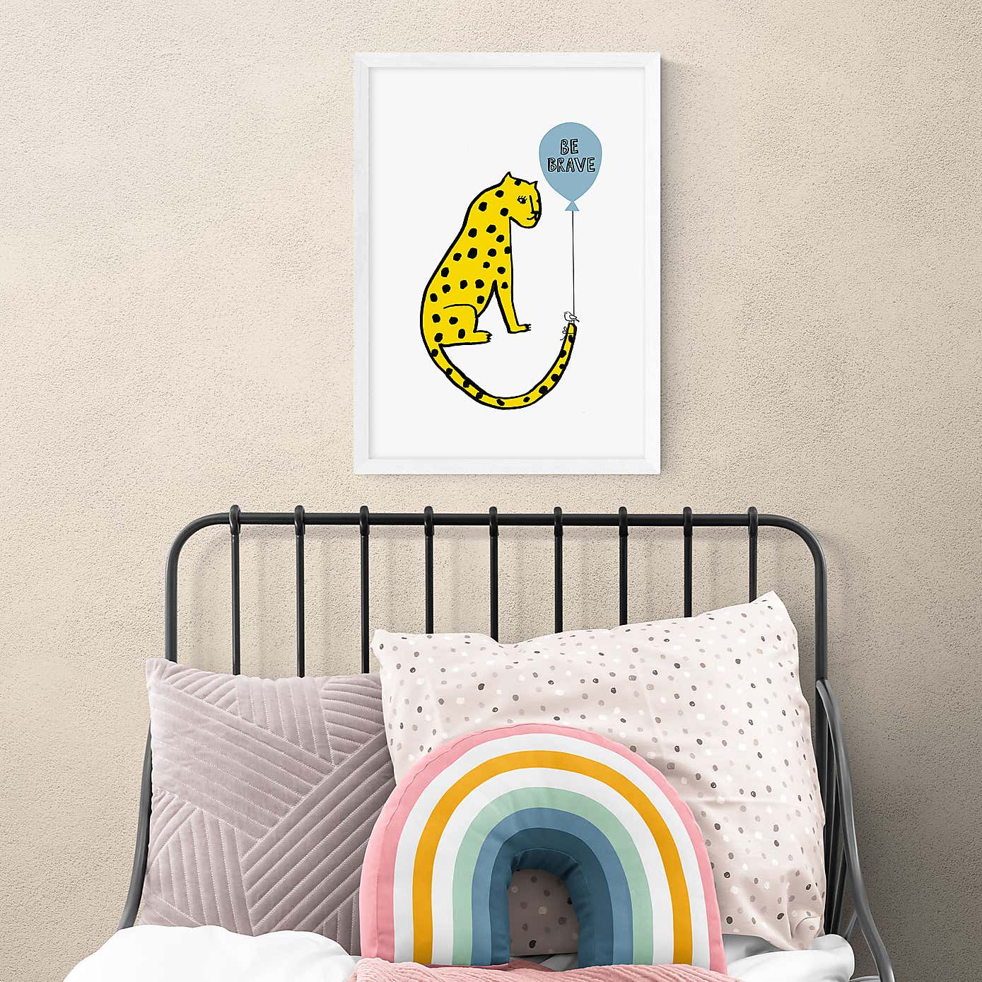 East End Prints Be Brave Leopard Print