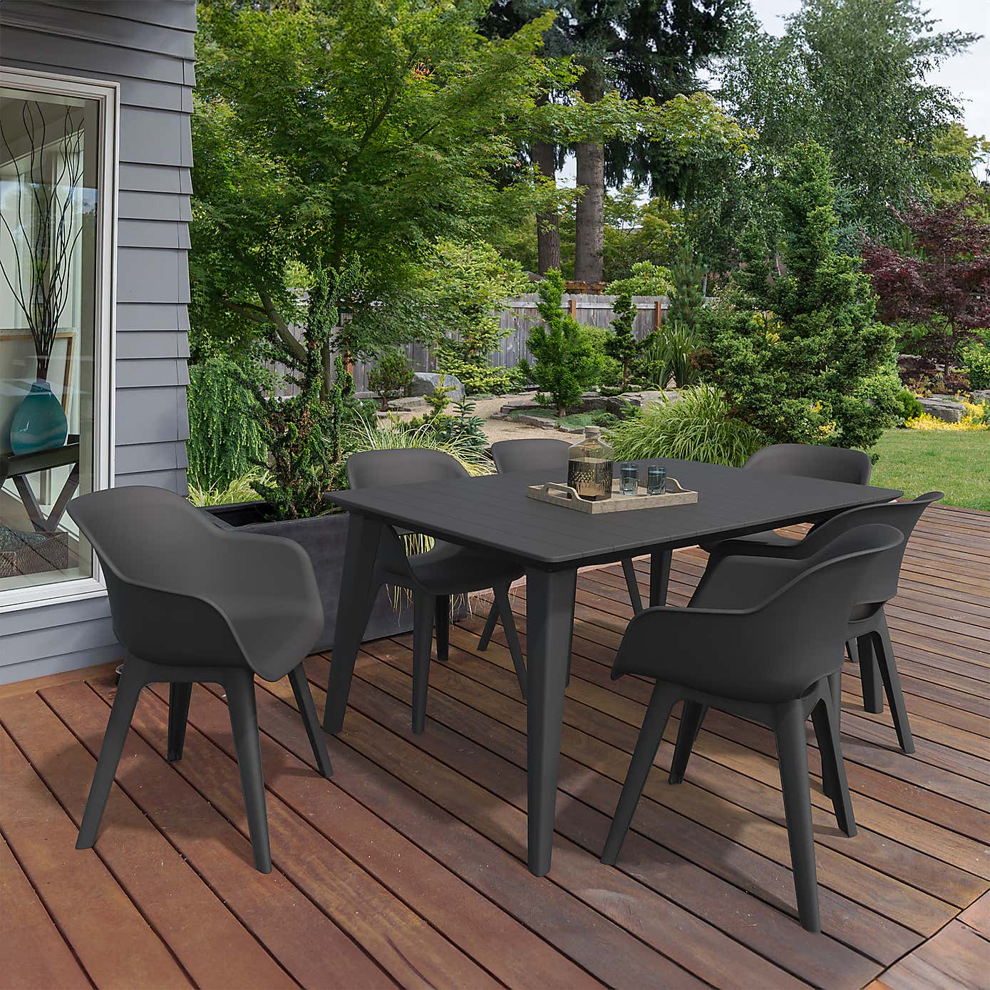 Lima Table and 6 Chair Set