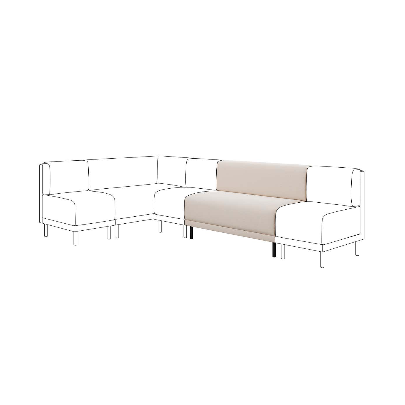 Mae Long Dining Bench, Textured Weave