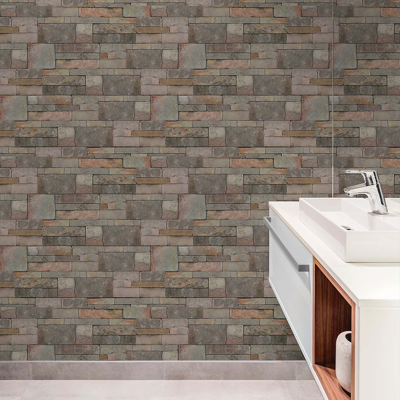 Contour Sandstone Wallpaper