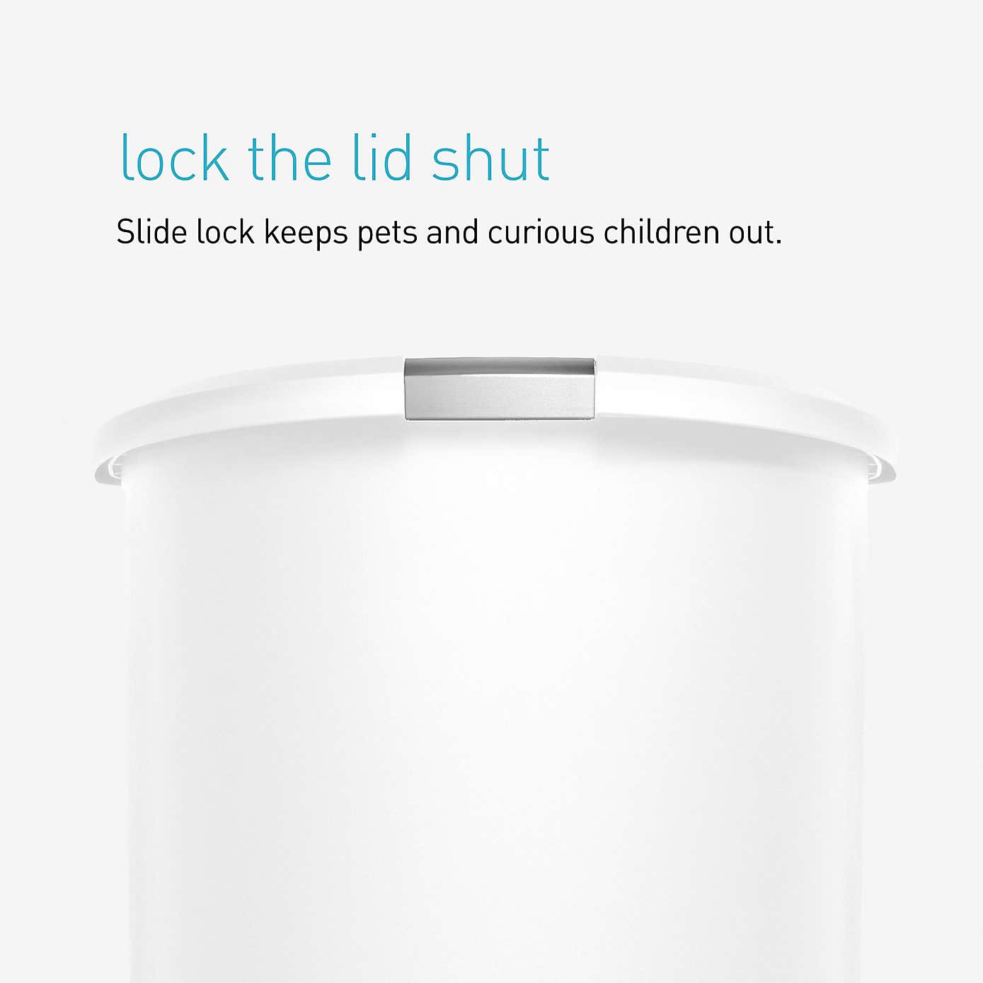 Simple Human 50 Litre Semi-Round Pedal Bin