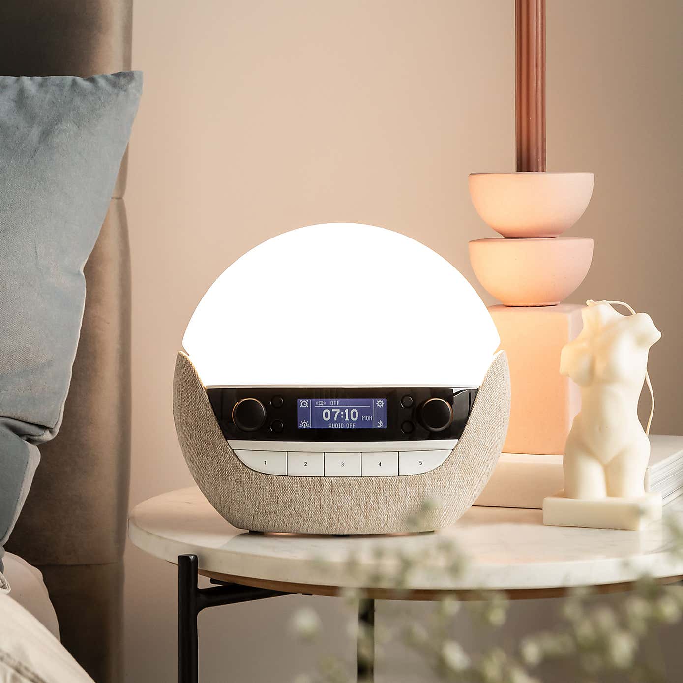 Lumie Bodyclock Luxe 700FM Digital Alarm Clock