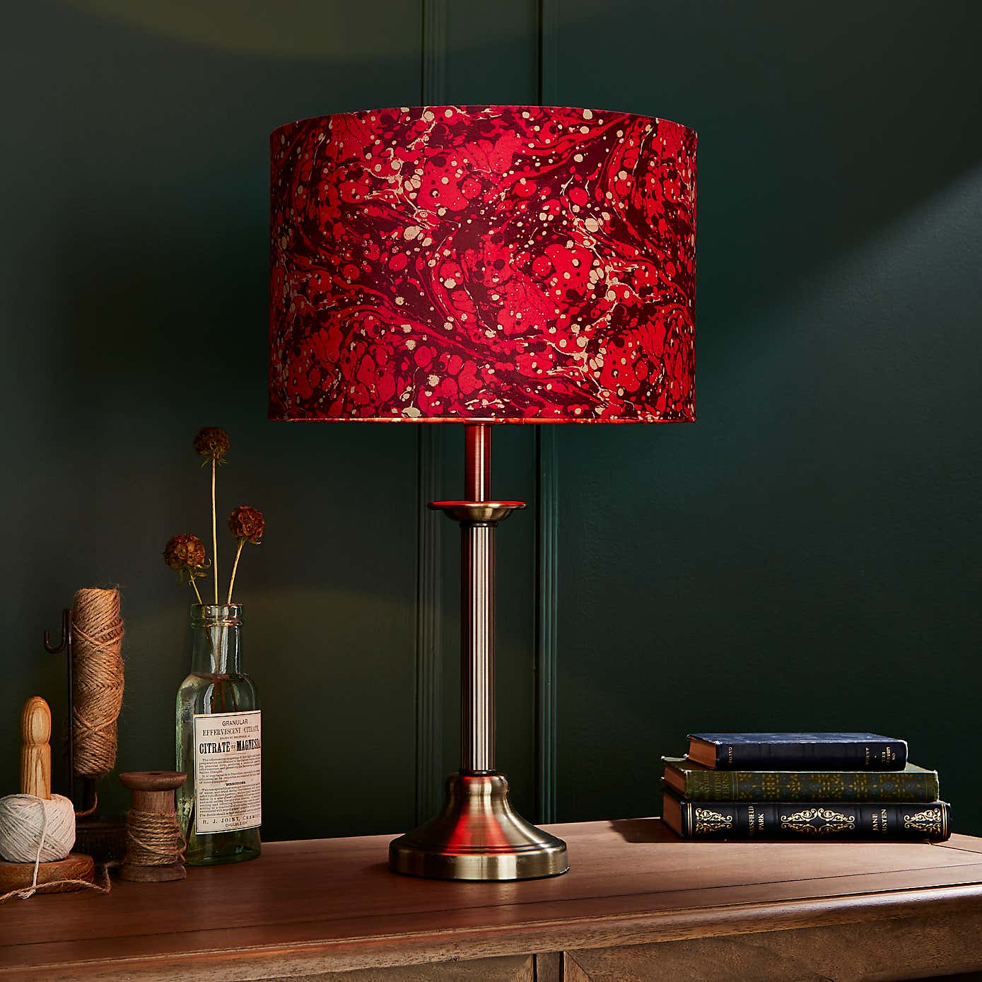 Marble Drum Lamp Shade